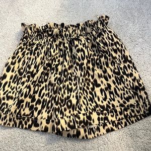Pink Lily Animal Print Shorts